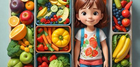 Alimentação infantil saudável e equilibrada