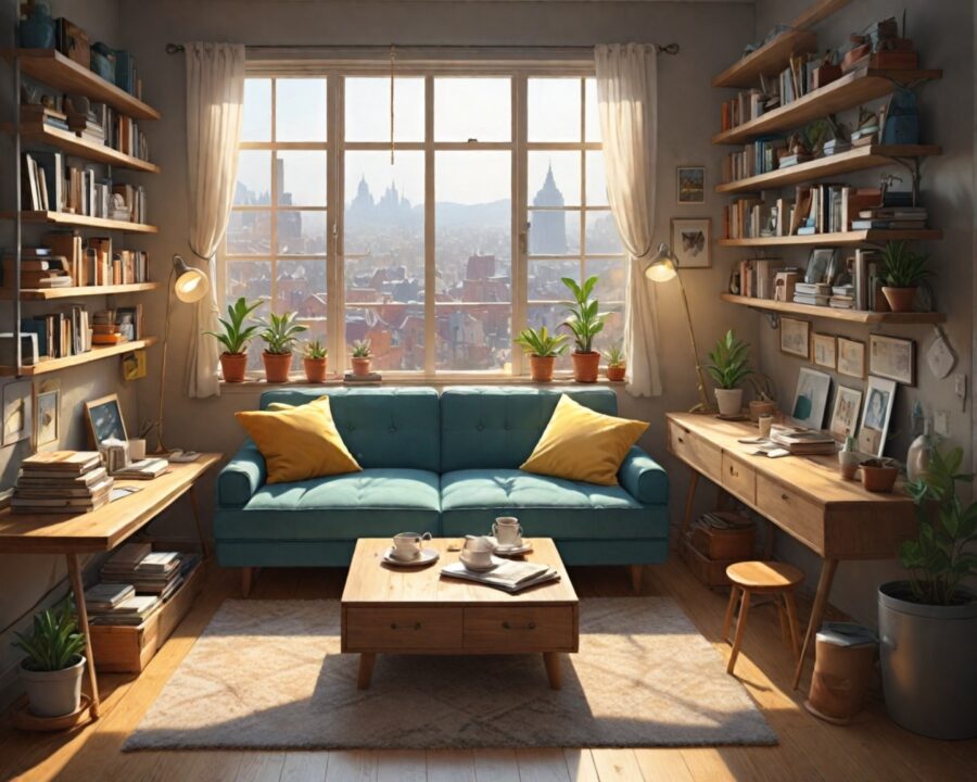 Ideias de organização para pequenos espaços