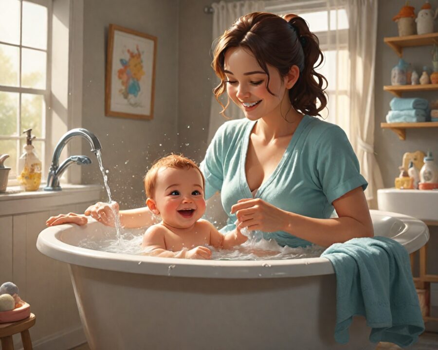 Como preparar o banho do bebê: dicas essenciais para pais
