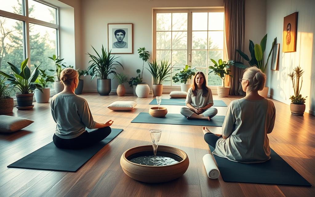 técnicas de relaxamento e práticas de mindfulness