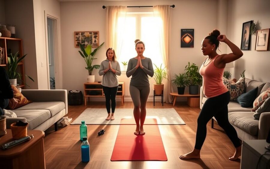 Saiba como fazer exercícios fáceis para cuidar da saúde em casa