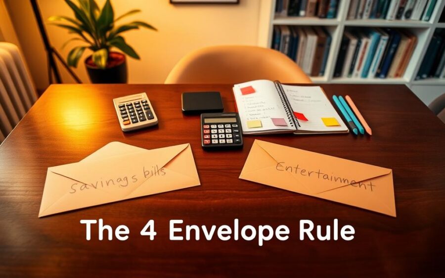 A Regra dos 4 Envelopes Para Controlar Melhor Seu Orçamento