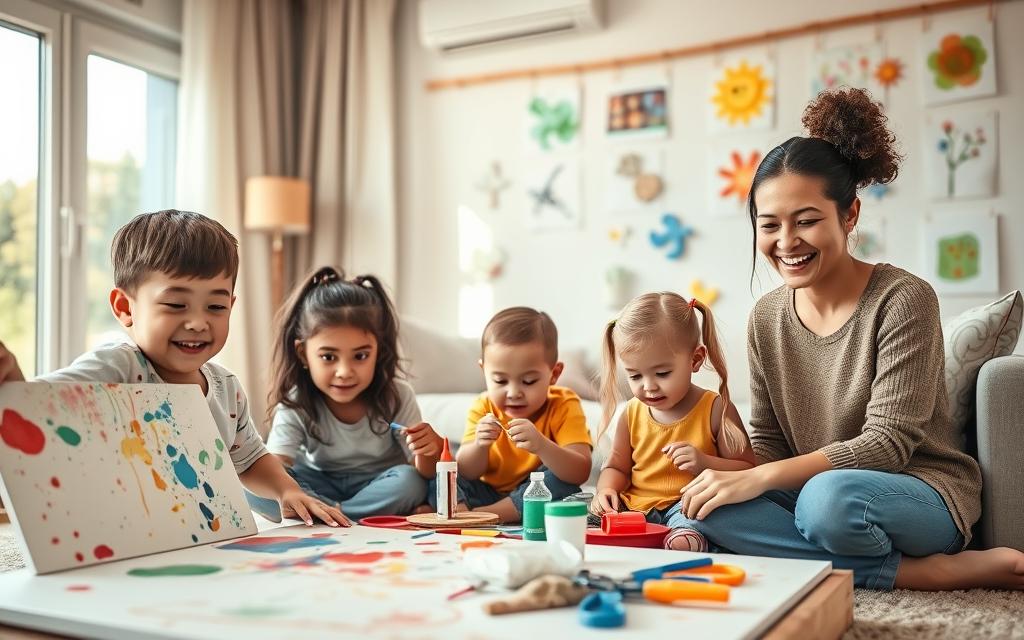 atividades criativas em família